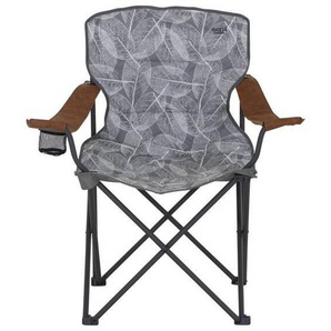 Siena Garden Campingsessel, Anthrazit, Grau, Metall, Textil, Blätter, X-Form, 90x96x61 cm, Freizeit, Campingzubehör, Campingstühle