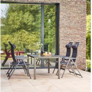 Siena Garden Garten-Essgruppe Premium, (5-tlg)