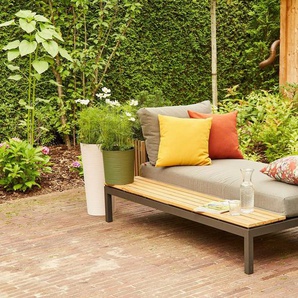 Siena Garden Gartenlounge-Set Alvida, (Set, 8-tlg), bestehend aus 2 Liegen und 4 Kissen