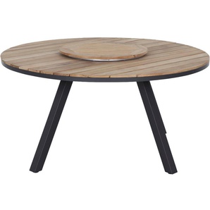 Siena Garden Gartentisch Lazy Susan (1-St), Ø64 cm, Drehteller, Teak FSC 100%