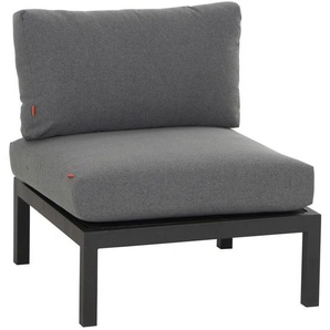 Siena Garden Loungesessel, Anthrazit, Metall, eckig, 70x70x84 cm, wetterbeständig, Loungemöbel, Lounge-Sessel