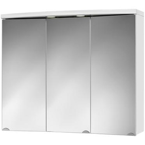 Sieper LED-Spiegelschrank Ancona weiß 80,4 x 74 x 14,2 cm