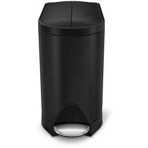 Simplehuman 10L Schmetterlings-Tretmlleimer schwarz