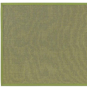 Sisalteppich DEKOWE Mara S2 mit Bordüre Spezial Teppiche Gr. B: 160cm, 5mm, L: 200cm, grün (avocado) 100% Sisal, auch als Läufer, Wohnzimmer