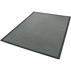 Sisalteppich DEKOWE Mara S2 mit Bordüre Teppiche Gr. B: 200cm, 5mm, L: 290cm, grau (anthrazit) Flachgewebe, Material: 100% Sisal, Wohnzimmer