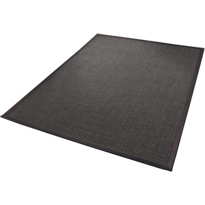 Sisalteppich DEKOWE Mara S2 mit Bordüre Teppiche Gr. B: 240cm, 5mm, L: 340cm, grau Flachgewebe, Material: 100% Sisal, Wohnzimmer