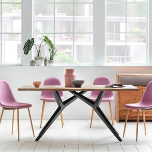 SIT Esstisch, Design-Gestell im industriellen Antiklook