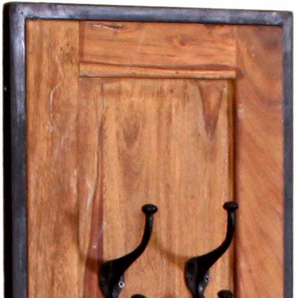 Garderobenpaneel SIT Panama Garderobenpaneele schwarz (natur, antikschwarz) Garderobenpaneele Breite 35 cm