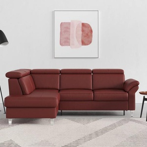 sit&more Ecksofa Arngast L-Form, inklusive Kopfteilverstellung und Federkern