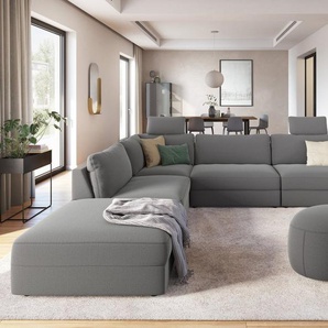 sit&more Ecksofa Cadabra L-Form, Breite 356 cm, mit Sitztiefenverstellung