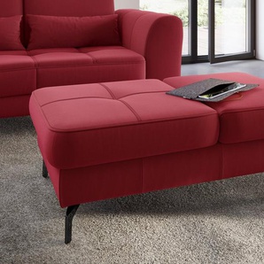 sit&more Hocker Bendigo, mit Klappfunktion, Bodenfreiheit 12 cm, wahlweise in 2 Fußfarben