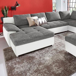 sit&more Wohnlandschaft Labene U-Form, wahlweise mit Bettfunktion und Bettkasten