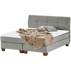 SKAGEN BEDS Boxspringbett  Vegg ¦ grau ¦ Maße (cm): B: 205 H: 112,5