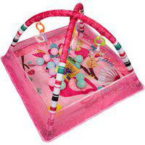 Skecten - Baby Pen Gym Square mit 18 Ocean Balls Pink + Sonstiges