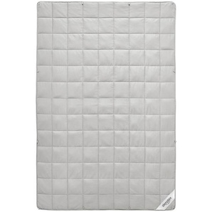 Sleeptex Gewichtsdecke Mirador 10kg, Grau, Textil, Karo, Füllung: Polyester, 135x200 cm, Schlaftextilien, Bettdecken