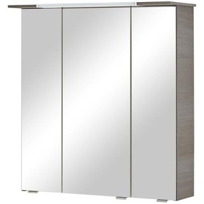 smart Spiegelschrank Onda - grau - Materialmix - 65 cm - 70 cm - 16 cm | Möbel Kraft