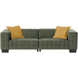 smart Big Sofa  Delilah ¦ grün ¦ Maße (cm): B: 255 H: 69 T: 106