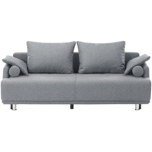 smart Sofa mit Schlaffunktion  Zamira ¦ grau ¦ Maße (cm): B: 218 H: 94 T: 97