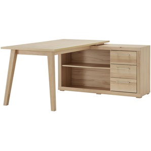 smart Eckschreibtisch Malmö | holzfarben | 165 cm | 76 cm | 130 cm |