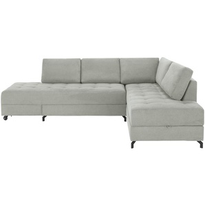 smart Ecksofa  Carla ¦ grau ¦ Maße (cm): B: 291 H: 88 T: 222