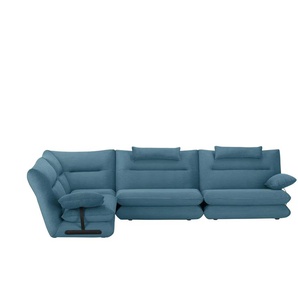 smart Ecksofa  Ellen ¦ türkis/petrol ¦ Maße (cm): B: 338 H: 89 T: 230