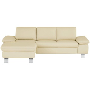 smart Ecksofa  Fiodora ¦ beige ¦ Maße (cm): B: 240 H: 80 T: 152