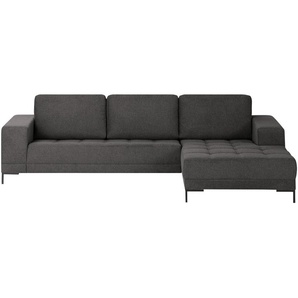 smart Ecksofa  Garda ¦ braun ¦ Maße (cm): B: 280 H: 81 T: 166