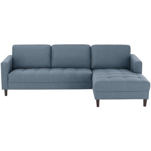 smart Ecksofa  Geradine ¦ blau ¦ Maße (cm): B: 260 H: 85 T: 170