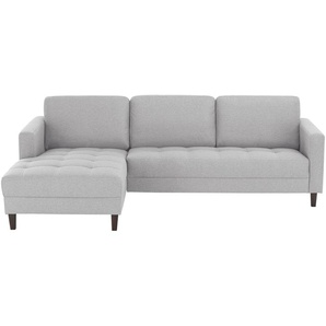 smart Ecksofa  Geradine ¦ silber ¦ Maße (cm): B: 260 H: 85 T: 170