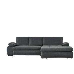 smart Ecksofa  Ibby ¦ grau ¦ Maße (cm): B: 294 H: 73 T: 173