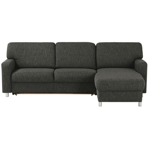 smart Ecksofa  Valencia ¦ schwarz ¦ Maße (cm): B: 267 H: 90 T: 173