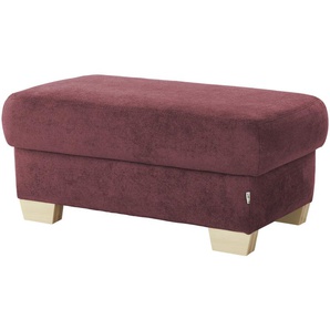 smart Hocker  Valencia ¦ rot ¦ Maße (cm): B: 100 H: 45 T: 60