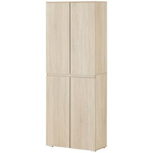 smart Mehrzweckhochschrank  Ben ¦ holzfarben ¦ Maße (cm): B: 80 H: 210 T: 37