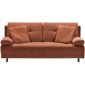 smart Schlafsofa  Celina ¦ orange ¦ Maße (cm): B: 201 H: 95 T: 108