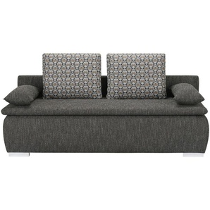 smart Schlafsofa  Leonie ¦ schwarz ¦ Maße (cm): B: 198 H: 92 T: 90