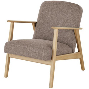 smart Sessel - braun - Materialmix - 64 cm - 76 cm - 83 cm | Möbel Kraft