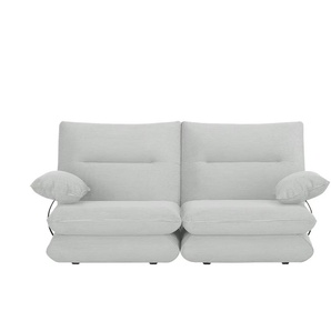 smart Sofa 2-sitzig  Ellen ¦ grau ¦ Maße (cm): B: 184 H: 89 T: 108