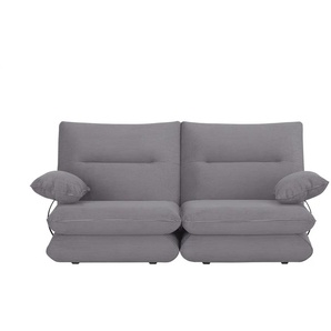 smart Sofa 2-sitzig  Ellen ¦ grau ¦ Maße (cm): B: 184 H: 89 T: 108