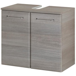 smart Waschbeckenunterschrank  Onda ¦ grau ¦ Maße (cm): B: 60 H: 53 T: 33