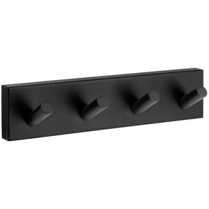 Smedbo Hakenleiste, Schwarz, Metall, 17.8x3.9x4.5 cm, Aufhängemöglichkeit, Garderobe, Garderobenleisten & Garderobenhaken, Garderobenleisten