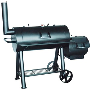 Smoker TEPRO Milwaukee Grills Gr. B/H/T: 171cm x 151cm x 78cm, schwarz BxTxH: 171x78,5x151 cm