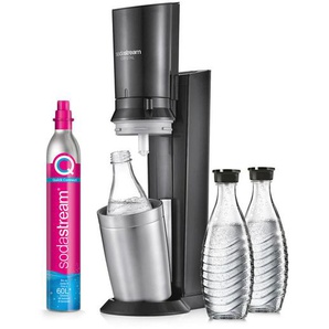SodaStream Wassersprudler Crystal inkl. 3 Flaschen, 29x45x20 cm, TÜV-geprüft, ISO 9001, Dekra, Küchengeräte, Wasseraufbereitung, Wassersprudler
