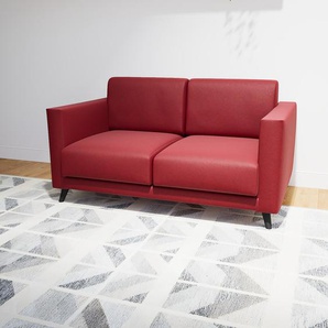 Sofa 2-Sitzer Kirschrot Wolle - Elegantes, gemütliches 2-Sitzer Sofa: Hochwertige Qualität, einzigartiges Design - 145 x 75 x 98 cm, konfigurierbar