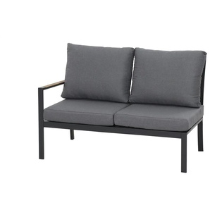 Siena Garden Gartensofa 2-Sitzer Londra ¦ grau ¦ Maße (cm): B: 124,5 H: 87,5 T: 74