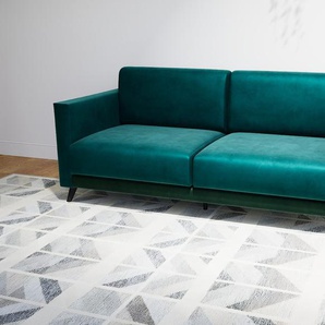 Sofa 2-Sitzer Samt Petrolblau Samt - Elegantes, gemütliches 2-Sitzer Sofa: Hochwertige Qualität, einzigartiges Design - 185 x 75 x 98 cm, konfigurierbar