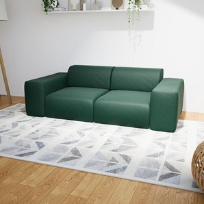 Sofa 2-Sitzer Tannengrün Wolle - Elegantes, gemütliches 2-Sitzer Sofa: Hochwertige Qualität, einzigartiges Design - 216 x 72 x 107 cm, konfigurierbar