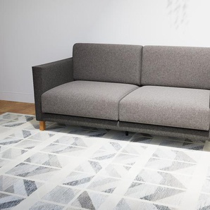 Sofa 2-Sitzer Taupegrau Strukturgewebe - Elegantes, gemütliches 2-Sitzer Sofa: Hochwertige Qualität, einzigartiges Design - 184 x 75 x 98 cm, konfigurierbar