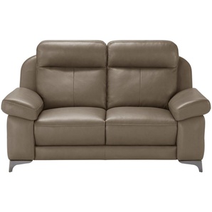 Wohnwert Sofa 2-sitzig aus Echtleder Arianna ¦ braun ¦ Maße (cm): B: 168 H: 98 T: 103