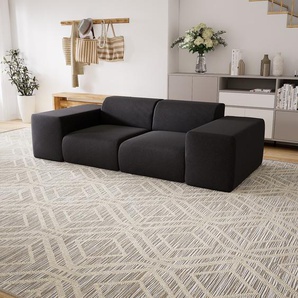 Sofa 3-Sitzer Anthrazit Wolle - Elegantes, gemütliches 3-Sitzer Sofa: Hochwertige Qualität, einzigartiges Design - 244 x 72 x 107 cm, konfigurierbar