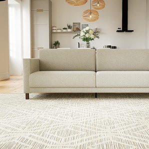 Sofa 3-Sitzer Lichtgrau Feingewebe - Elegantes, gemütliches 3-Sitzer Sofa: Hochwertige Qualität, einzigartiges Design - 224 x 75 x 98 cm, konfigurierbar